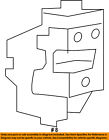 4589699af Mopar Dodge Chrysler Oem Journey Rear Actuator Motor