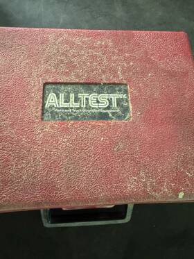 3706 Alltest 0210 Model Digital Engine Analyzer Diagnostic Machine Tool With Case