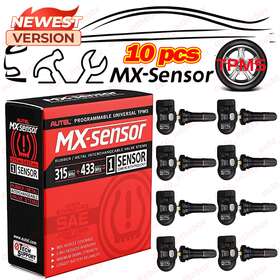Autel 615517428157 Tpms Sensor Mx-sensor 315mhz 433mhz Programmable Universal Rubber Valve