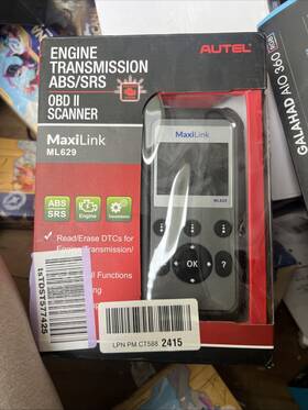 Ml629 Autel 7474 Maxilink Auto Obd2 Scanner Code Reader Check Engine/abs/srs Scanners