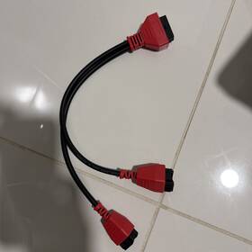 Autel Bobjqkk2tj Original Obd2 Adapter For Chrysler 12 8 Programming Cable Black