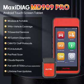 Md909pro Autel Used 95%new Maxidiag All-systems Diagnostic Service - Free Update