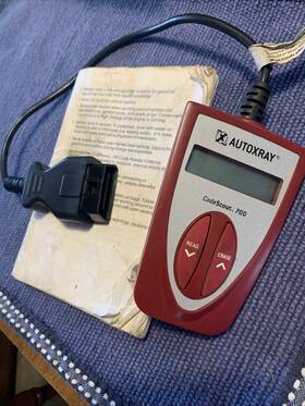 01171673 Auto-x-ray Code Scout 700 Engine Computer Reader With Manual