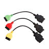 Cable-set-fiat-3pc Obd Innovations 3 Piece Cable Set For Fiat Alfa Romeo Lancia Airbag Abs Power Steering Slow-can