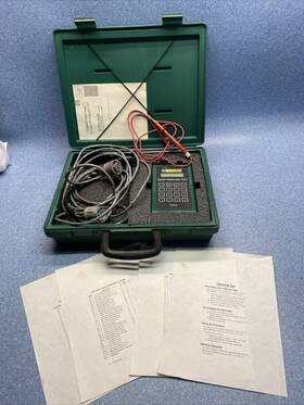 8t9828 Cat Digital Diagnostic Tool Group With Case And Wire Harness Leads Untested
