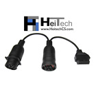 Cc-069b Heitechcs Heavy Truck Deutsch Pin Type To Obdii Conversion Cable