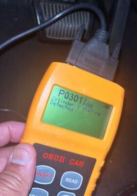 Tp-280 Cen-tech 94217 Obdii Can Digital Car Check Engine Light Code Reader