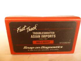 Mt25002497 Fast Track Snap-on Transmission Troubleshooter Cartridge Asian Imports Diagnostic Scanner