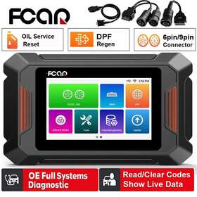 Fcar F802 Heavy Duty Truck Scanner Hd All System Dpf Regen Oil Reset Diagnostic