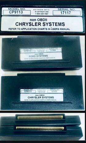 Cp9112 Ford Two Obd Ii / 1 For Chrysler And System