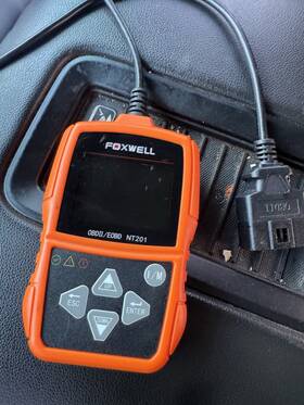 Nt201 Foxwell 292467065384 Check Engine Light Fault Universal Code Reader Car Diagnostic Tool