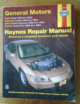 38010 Haynes General Motors Repair Manuel 1988-2002