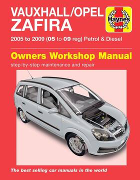 Haynes 780857338976 Vauxhall / Opel Zafira