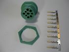 Hd10-9-1939p-bp80-g Unbranded Pin Deutsch Type Green Terminals Jam Nut Peterbilt Kw
