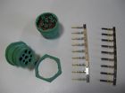 Hd10-9-1939p-bp80-s80 Unbranded Connector Set Terminals Green Pin