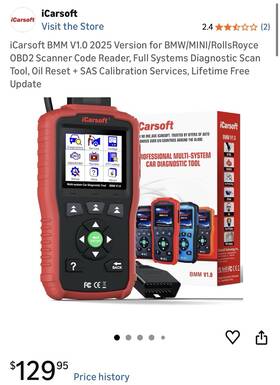 Icarsoft Bmm-v1.0-red Bmm V1.0 Car Diagnostic Tool For Bmw/mini/rolls-royce Bmm-v1.0