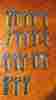K-2a-7-7a-24-25-27 Snap On Personality Keys Lot Of 18 K-12 Ato K-22 Used Tools
