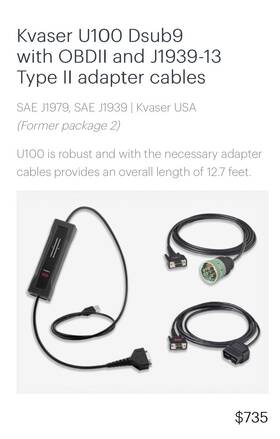 Dsub9 Kvaser Clean Truck Check Cables