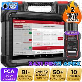 Pro3 Launch 753215878499 X431 Apex Bidirectional Scan Tool Car Diagnostic Scanner Key Coding