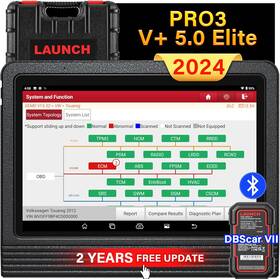 Pro3 Launch 753215881185 X431 V 5.0 Elite 2024 Bidirectional Scan Tool Read