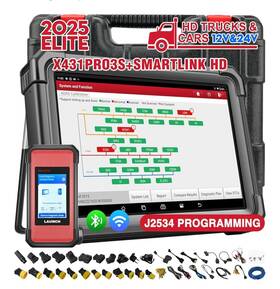 B0dtttjwyh Launch X431 V Smartlink Hd Truck Scanner Obd Bidirectional Tool