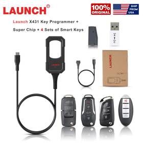 W01sk413 Launch X431 Key Progarmmer Super Chip 4 Sets Of Smart Keys