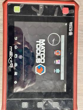 Matco Tools 986191072000 Maxgo Scanner Updated Used Working Condition Needs Bluetooth Dongle