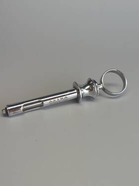 9003-00 Miltex Astra Aspirated Dental Syringe 1.8 Ml Chrome Plated Stainless Tip