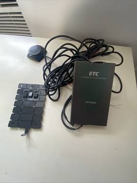 9u42 Mitsubishi Electronic Toll Collection System Card Reader With Extras. Untested