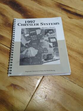 197104 Mpsi 1997 Chrysler Systems Operators Manual Spiral Bound