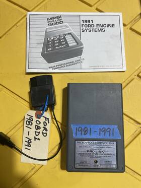 90-99-0103 Mpsi Pro-link 9000 Ford Cartridge #90-99-0103 1981-1991 Adapter And Booklet