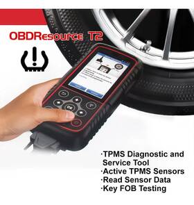 Obdresource 710560421046 Tpms Tire Pressure Sensor Diagnostic Tool Activation Relearn Tester Quick Test
