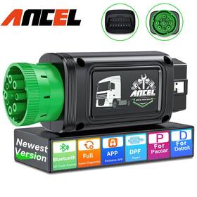 Hd120 Porsche 602938441575 Ancel Heavy Duty Truck Scan Tool Detroit And Paccar Engines