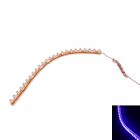Q1002bu 24 Lights Flexible 12v Strip Blue Light Car Sku Grill Led