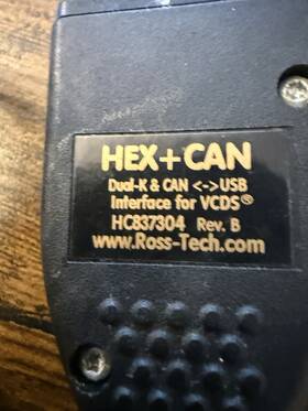 Hc837304 Ross-tech Genuine Vcds On Board Diagnostic Cable Hex Can