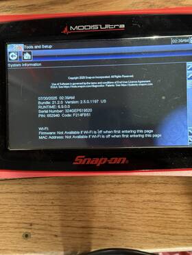652940 Snap-on Modi S Ultra Scanner