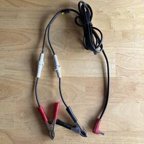 Snap-on Eax0066l07a Tools Verus Solus Scanner Battery Clip Charger Cable 12v
