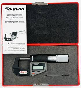 Mic0-1e Snap-on Tool 0-1 Inch Micrometer Measuring Precision Machinist Perfect