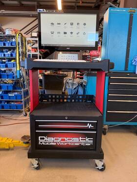 Eems342a Snap-on Model#eems342a Zeus Diagnostic Mobile Workcenter