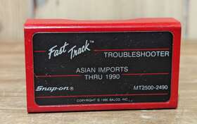 Mt2500-2490 Snap-on Fast Track Troubleshooter Asian Imports Thru 1990