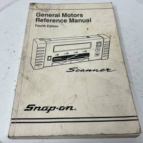 Zmt2500-1095-1 Snap-on Snap-ongeneral Motors Reference Manual Fourth Edition 01/92