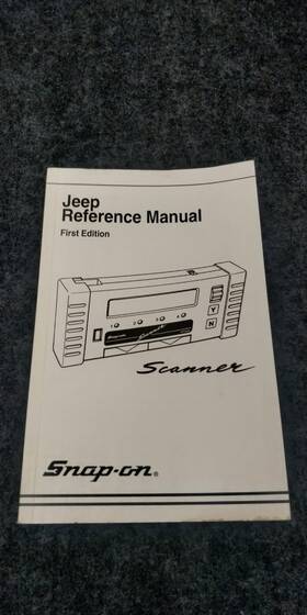 Snap-on Zmt2500-1095-4 Snap-on Scanner Jeep Reference Manual