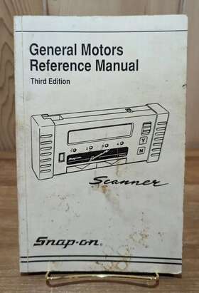 Zmt2500-1191 Snap-on Scanner General Motors Reference Manual 3rd Edition Form