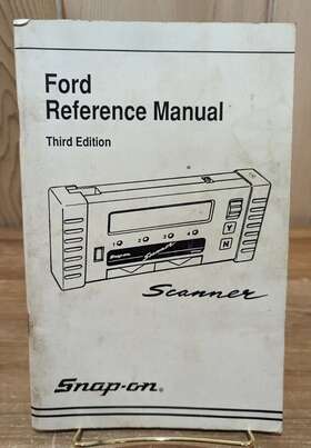 Zmt2500-1291 Snap-on Scanner Ford Reference Manual 3rd Edition Form