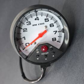 Sum-g2907 Summit Racing Vintage 95mm 3.75 Inch Tachometer - Please Read Untested