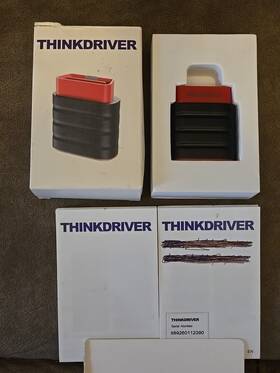 Tkr01 Thinkcar Thinkdriver Obd2 Bluetooth Vehicle Diagnostic Tool Android Ios Obdii Used
