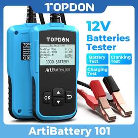 Ab101 Topdon Artibattery101 Car Battery Tester 12v Load Cranking Charging System Automotive