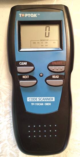 Tp-110can Toptak Scan Tool Kit Obdii Pre-owned Tested