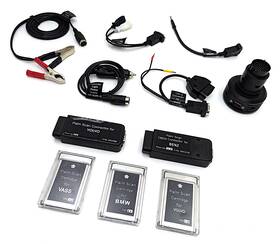 Trisco 490.092b Palm Scan Adapter Cables Cartridges Benz Volvo Bmw Vass Obd Vintage Lot