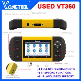 Obd2 Vdiagtool Vt360 Used Scanner Car Diagnostic Tool Full Systems 17 Services